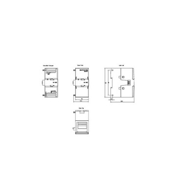 100% 원본 시멘스 6ES7288-3AQ02-0AA0 S7-200 SMART 아날로그 출력 SM AQ02 2 AO