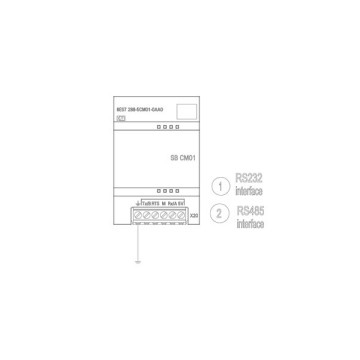 SIMATIC S7-200 SMART CM 01 RS485 9극 D 서브 핀 지원 프리포트 6ES72885CM010AA0