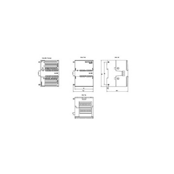 SIMATIC S7-200 SMART 디지털 I/O SM DR32 16DI/16DO 16 DI 24 V DC 싱크/소스 16 DO 릴레이 2 A 원본