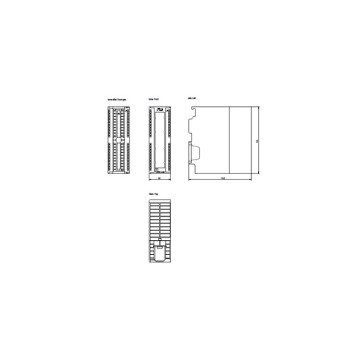 SIMATIC S7-300 PLC 아날로그 출력 SM 332 격리 8 AO U/I 시멘스 6ES73325HF000AB0