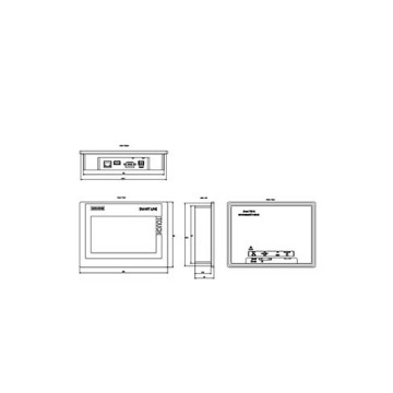 오리지널 6AV6648-0CC11-3AX0 SIMATIC HMI SMART 700 IE V3 SMART 패널 터치 조작 7&quot; 와이드스크린 TFT 디스플레이