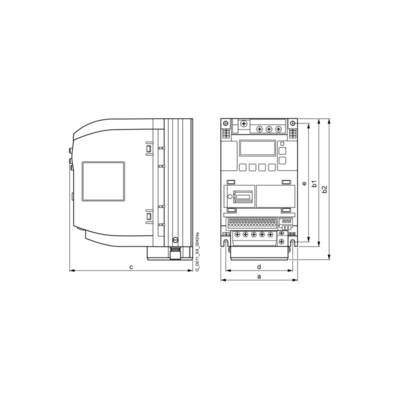 시멘스 6SL3210-5BB17-5UV1 시나믹스 V20 200-240V 1AC -10/ 10% 47-63Hz 고전력