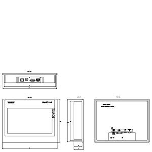 이더넷 네트워크와 함께 SIMATIC HMI SMART 1000 IE V3 산업 자동화 제품