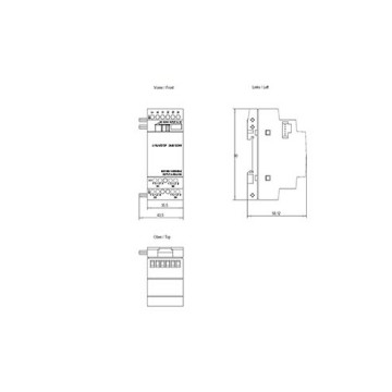 시멘스 LOGO DM8 12 24R 확장 모듈 6ED1055-1MB00-0BA2 다재다능한 B2B 솔루션