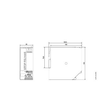 SITOP PSU100S 24V/5A 출력 120/230V AC 출력 6EP1333-2BA20 산업용 제품