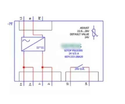 SITOP PSU100S 24V/5A 출력 120/230V AC 출력 6EP1333-2BA20 산업용 제품