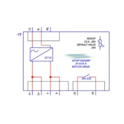 출력 전력 다른 6EP1334-2BA20 SITOP PSU100S 24 V/10 A 안정적인 전력 입력 120/230 V AC