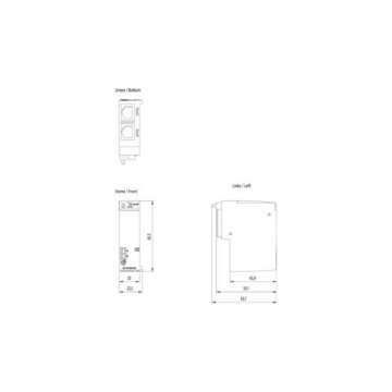 ET 200SP 버스 어댑터 통신 인터페이스 다른 MODLE 6ES71936AR000AA0 BA 2XRJ45