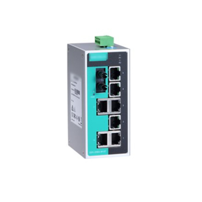 EDS-208A-SS-SC IP30 8-포트 관리되지 않은 산업 이더넷 스위치 MOXA용 100% 원본