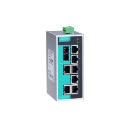 EDS-208A-SS-SC IP30 8-포트 관리되지 않은 산업 이더넷 스위치 MOXA용 100% 원본