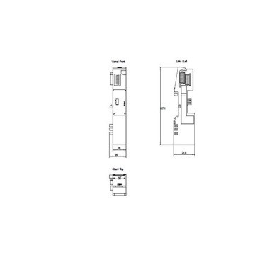 6ES7193-6BN00-0NE0 BaseUnit BU-SEND for ET 200SP 역 확장 FOB 배송 기간