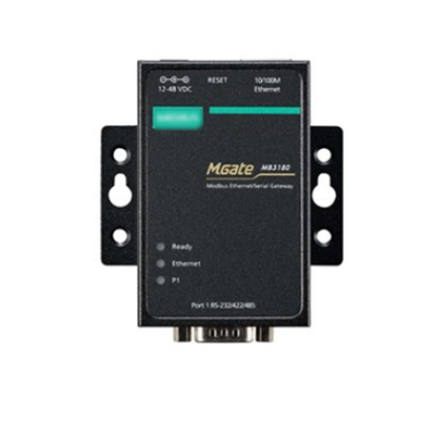 MGATE MB3180 1 2 및 4 포트 이더넷 모드버스 게이트웨이 산업 자동화에서 MOXA