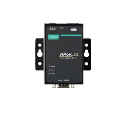 직접 공급 NPORT 5110 포트 RS-232/422/485 MOXA를 위한 일련 포트 장치 네트워크 서버