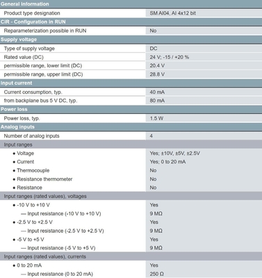 시멘스 S7-200SMART PLC 모듈 SM AI04 AI 4x12 비트 6ES72883AE040AA0 100% 원본