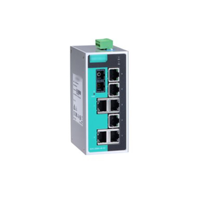 MOXA EDS-208A IP30 알루미늄 하우스로 8포트 관리되지 않은 산업 이더넷 스위치
