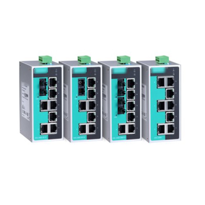 MOXA EDS-208A IP30 알루미늄 하우스로 8포트 관리되지 않은 산업 이더넷 스위치