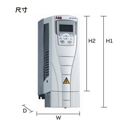 이름 전압 380V ABB ACS510 시리즈 2.2kw 인버터 ACS510-01-05A6-4 산업용
