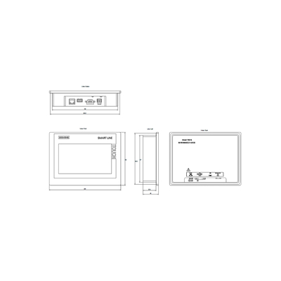 산업 자동화 시멘스 HMI 7인치 시마틱 SMART 700 IE V3 디스플레이 6AV66480CC113AX0