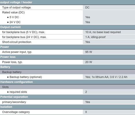 100% 원본 SIMATIC S7-400 전원 공급 120/230V UC 5V DC/10A 6ES7407-0KA02-0AA0 시멘스 용