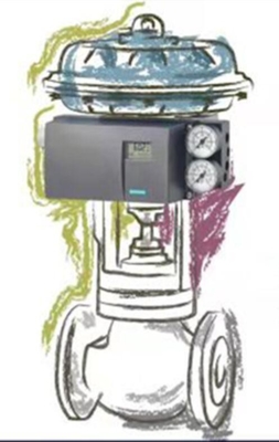 시멘스 SIPART PS2 6DR5010-0NG00-0AA0용 지능형 전기 밸브 위치기