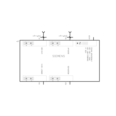100% 패널 제어 장치 시멘스용 CNC 터치 스크린 PLC OP012 HMI 6FC5203-0AF02-0AA2