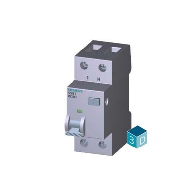 시멘스 저전압 분산회로 차단기 FI/LS AC 30MA 1 N-P C6 4.5KA5SU1353-1KK06