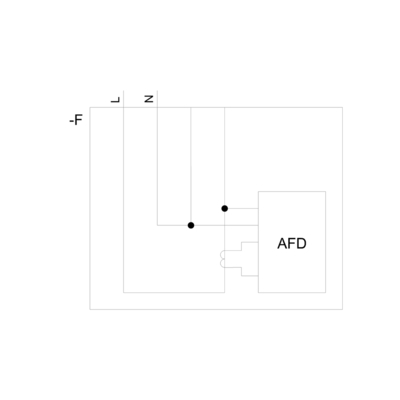 시멘스 서킷 브레이커 5SM6021-2에 대한 화재 안전 스위치 블록 AFDD 1-16A 230V 테스트