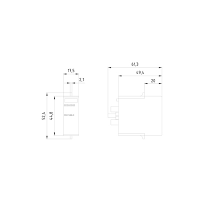 5SD74880CC 플러그 M 또는 C/T2/II 350 V 40 kA N-PE 시멘스 통신 인터페이스