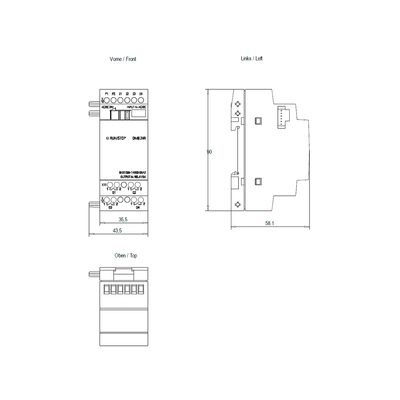 로고 DM8 24R 로고 8 PLC 확장 모듈 6ED1055-1HB00-0BA2 100% 원본 시멘스 FOB