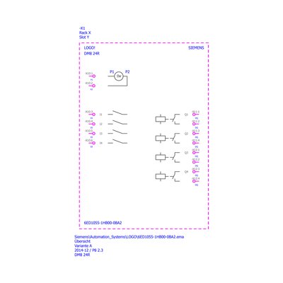 로고 DM8 24R 로고 8 PLC 확장 모듈 6ED1055-1HB00-0BA2 100% 원본 시멘스 FOB