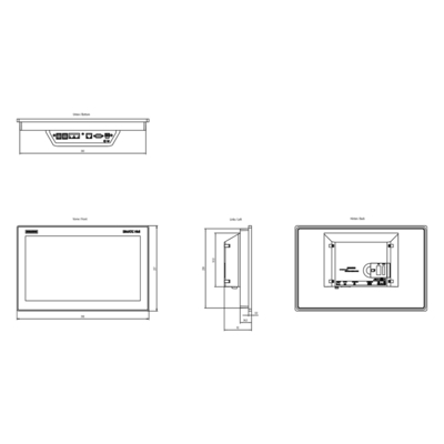 100% 테스트 된 SIMATIC HMI MTP1500 통합 스마트 패널 15.6 &quot;위드 스크린 TFT 컬러 디스플레이