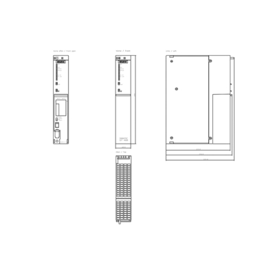 시멘스용 PLC 프로그래밍 컨트롤러 SIMATIC S7-400 PS 405 10A 6ES7405-0KA02-0AA0