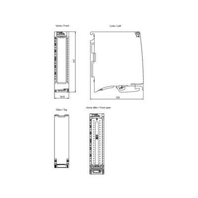 시멘스 SIMATIC S7-1500 TM 카운트 2x24V 카운터 모듈 6ES7550-1AA01-0AB0 100% 테스트