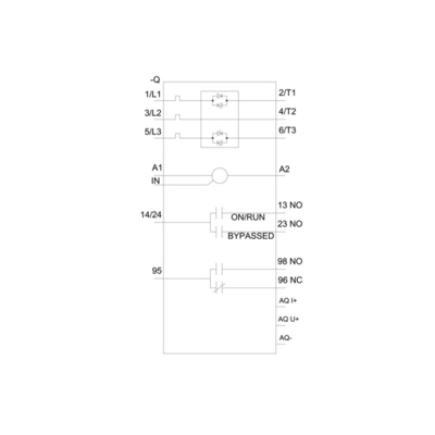 시멘스 3RW50556AB14 소프트 스타터 200-480V 143A 110-250V AC 스크루 터미널 아날로그 출력