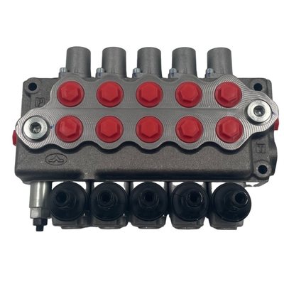 G 3/8&quot; 포트 크기 5 스풀 SD5/5 WALVOIL 수압 방향 밸브 45L/min 315bar