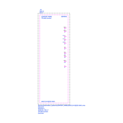 시멘스용 SIMATIC HMI TP1500 스마트 패널 터치 15&quot; 와이드스크린 TFT 디스플레이 6AV2124-0QC02-0AX1