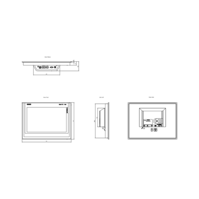 시멘스용 SIMATIC HMI TP1500 스마트 패널 터치 15&quot; 와이드스크린 TFT 디스플레이 6AV2124-0QC02-0AX1