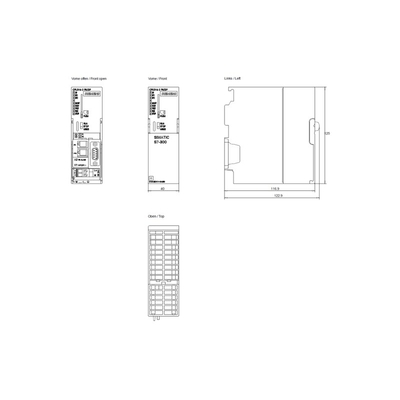 우수한 6ES7315-2EH14-0AB0 SIMATIC S7-300 CPU 315-2PN/DP 384KB 작업 메모리