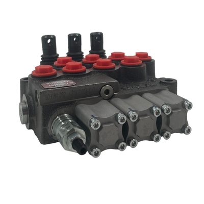 오일 포트 크기 G3/8&quot; M45/3 모노블록 스키드 로더용 수압 방향 밸브
