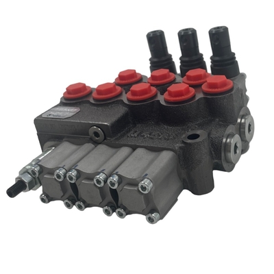 오일 포트 크기 G3/8&quot; M45/3 모노블록 스키드 로더용 수압 방향 밸브