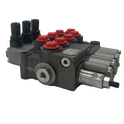 오일 포트 크기 G3/8&quot; M45/3 모노블록 스키드 로더용 수압 방향 밸브