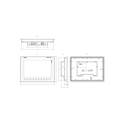 SIMATIC HMI KTP1200 기본 패널 키/터치 조작 12&quot; TFT 디스플레이 100% 오리지널