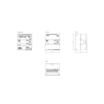 6ES7211-1BE40-0XB0 SIMATIC S7-1200 CPU 1211C 2A 릴레이와 AC/DC 전원을 갖춘 컴팩트 CPU
