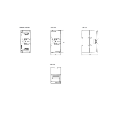 SIMATIC S7-1200 디지털 입력 SM 1221 8 DI 24 V DC 싱크/소스 PLC 6ES7221-1BF32-0XB0