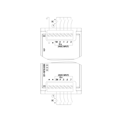 SIMATIC S7-1200 디지털 입력 SM 1221 8 DI 24 V DC 싱크/소스 PLC 6ES7221-1BF32-0XB0