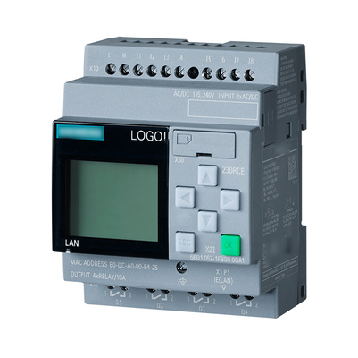 로고 V8.1 12/24RCEO 논리 모듈 PLC 6ED1052-2MD08-0BA2 표준 수압 제어