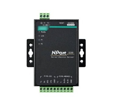 MOXA NPORT 5232 2 포트 RS-232/422/485 페이팔 결제용 일련 포트 장치 네트워크 서버