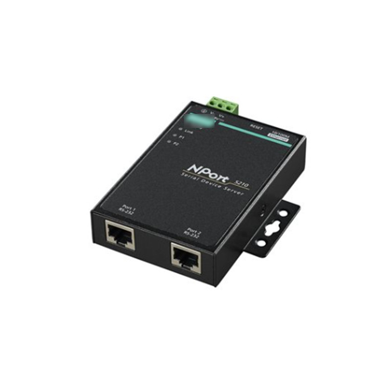 NPORT 5230 2 포트 RS-232/422/485 일련 포트 장치 네트워크 서버 MOXA를 위한 안정적