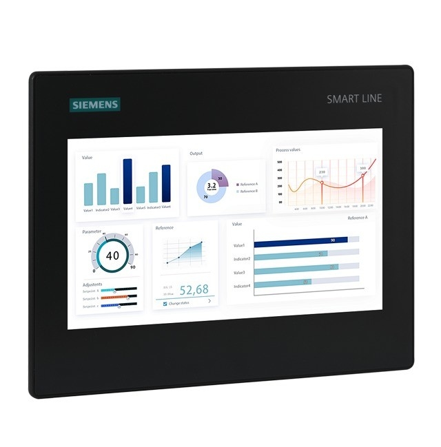 이더넷 네트워크용 시멘스 6AV6648-0DC11-3AX0HMI 스마트 700 IE V4 7인치 터치 스크린