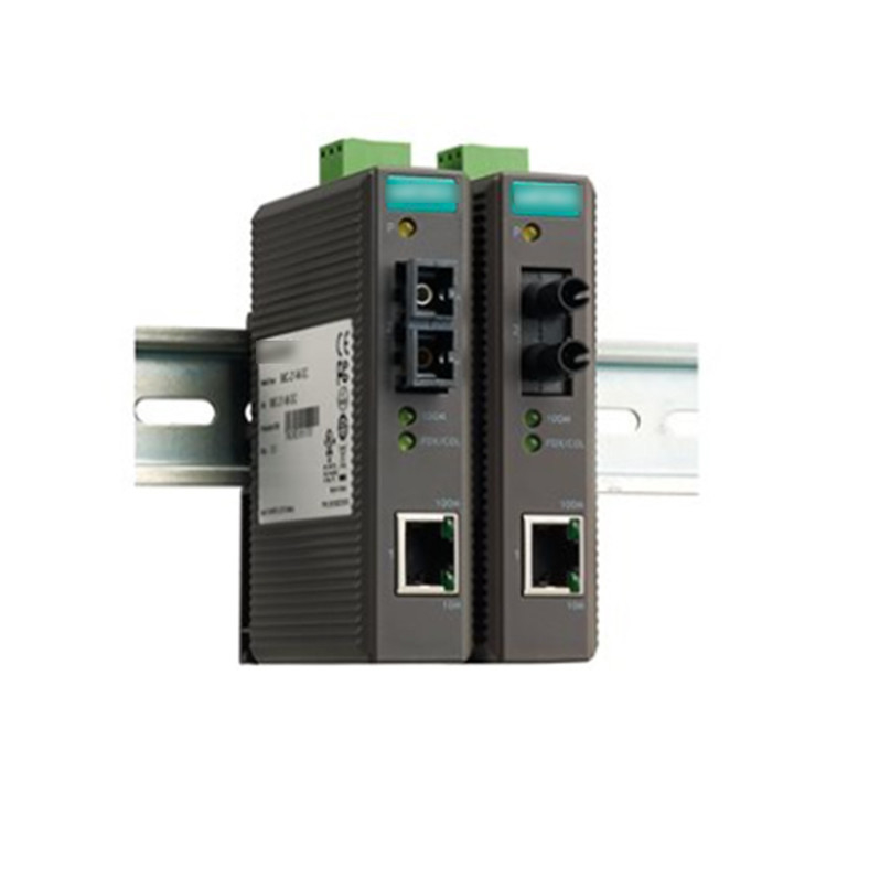 MOXA IMC-21-M-ST 엔트리 레벨 산업 10 100BaseT X ~ 100BaseFX 사진 변환기